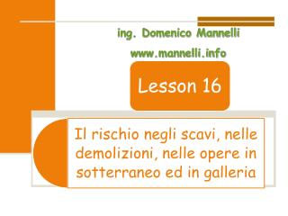 ing. Domenico Mannelli mannelli