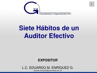 Siete Hábitos de un Auditor Efectivo