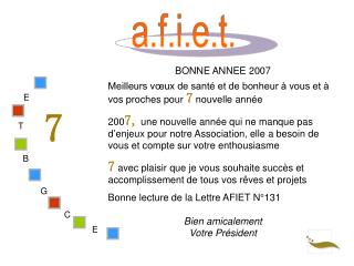 BONNE ANNEE 2007