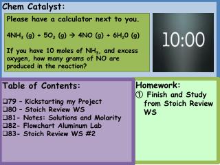 Chem Catalyst: