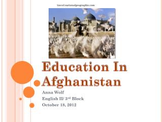 Education In Afghanistan