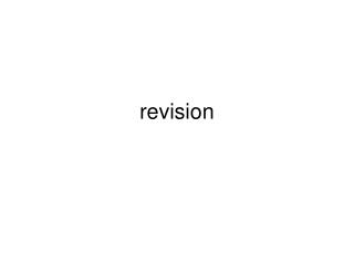 revision