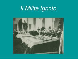 Il Milite Ignoto