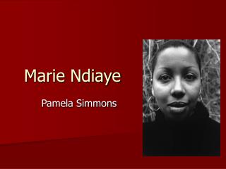 Marie Ndiaye