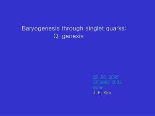 Baryogenesis through singlet quarks: Q-genesis