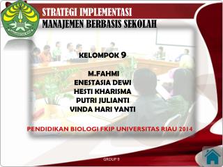 STRATEGI IMPLEMENTASI MANAJEMEN BERBASIS SEKOLAH