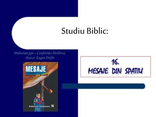 Studiu Biblic: