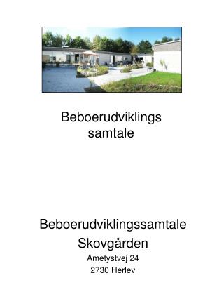 Beboerudviklings samtale