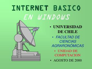 INTERNET BASICO EN WINDOWS