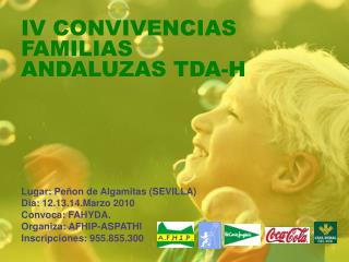 IV CONVIVENCIAS FAMILIAS ANDALUZAS TDA-H