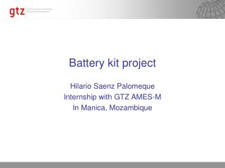 Battery kit project