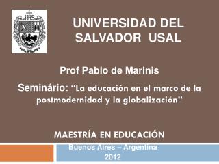 Universidad Del Salvador Usal
