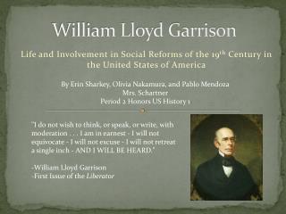 William Lloyd Garrison