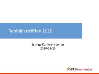 Renhållarträffen 2010