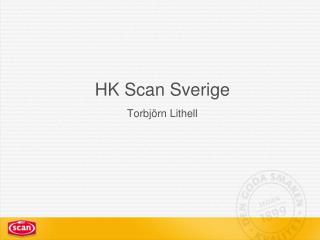 HK Scan Sverige Torbjörn Lithell