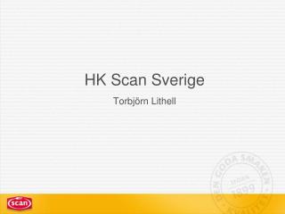 HK Scan Sverige Torbjörn Lithell