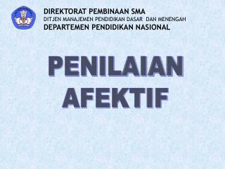 PENILAIAN AFEKTIF