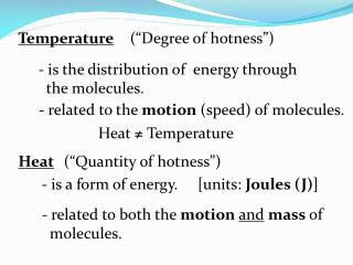 Temperature