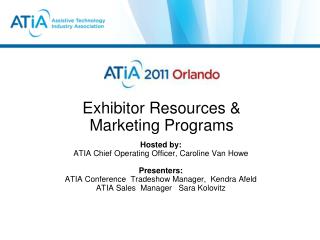 Exhibitor Resources &amp; Marketing Programs
