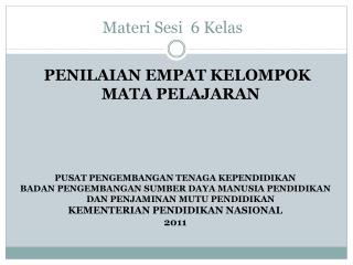 Materi Sesi 6 Kelas