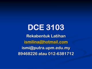 DCE 3103