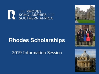 Rhodes Scholarships 2019 Information Session