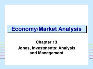 Economy/Market Analysis