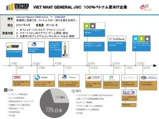 VIET NHAT GENERAL ＪＳＣ　１００％ベトナム資本ＩＴ企業