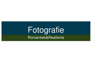 Fotografie