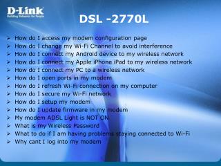 DSL -2770L