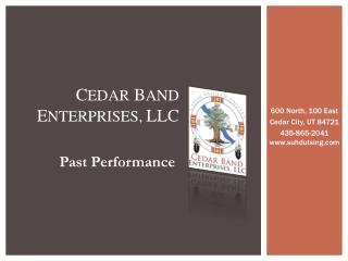 C edar B and E nterprises, LLC