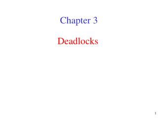 Deadlocks