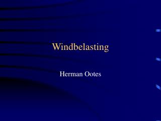 Windbelasting