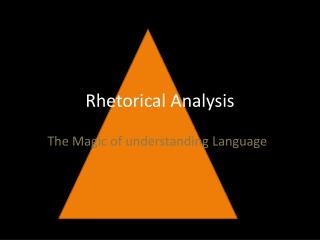 Rhetorical Analysis