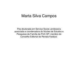 Marta Silva Campos