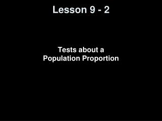 Lesson 9 - 2
