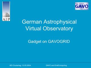 German Astrophysical Virtual Observatory