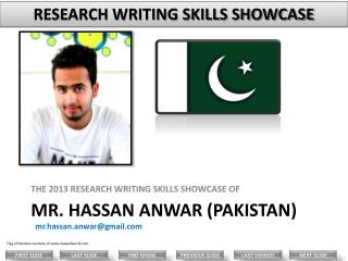 Mr. Hassan Anwar (PAKISTAN)