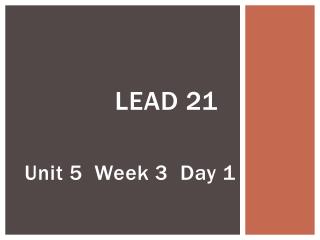 Lead 21