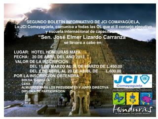 S SEGUNDO BOLETÍN INFORMATIVO DE JCI COMAYAGÜELA,