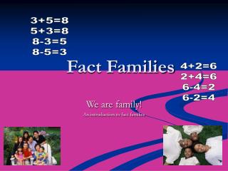 Fact Families