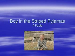 Boy in the Striped Pyjamas A Fable