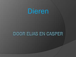 Door ELIAS EN CASPER