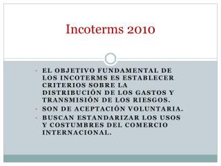 Incoterms 2010