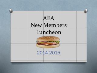 AEA New Members Luncheon