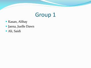 Group 1