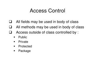 Access Control