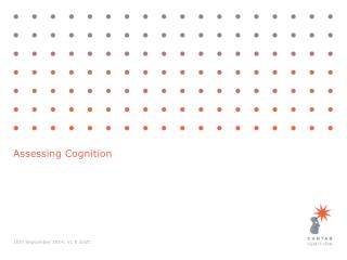 Assessing Cognition