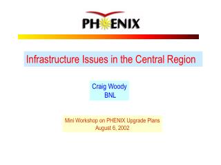 Infrastructure Issues in the Central Region