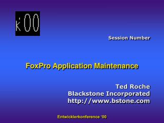 FoxPro Application Maintenance